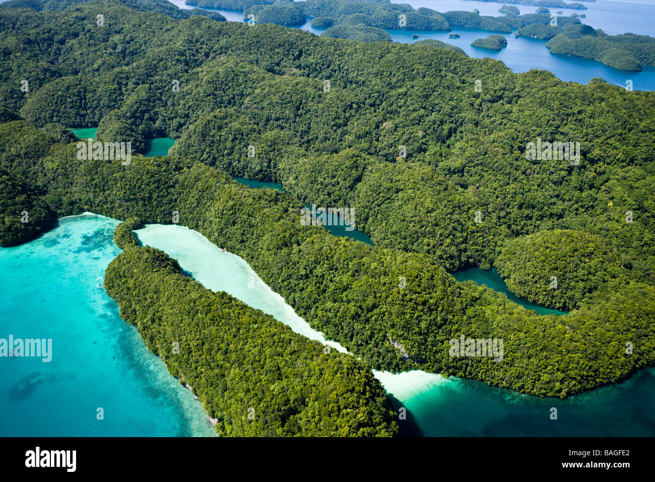 Islands of Palau Micronesia Palau Stock Photo