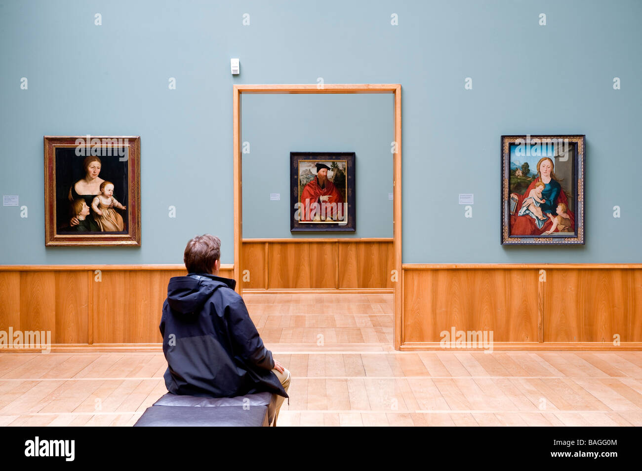 Switzerland, Basel, Museum of Fine Arts Kunstmuseum, rooms Holbein Stock Photo