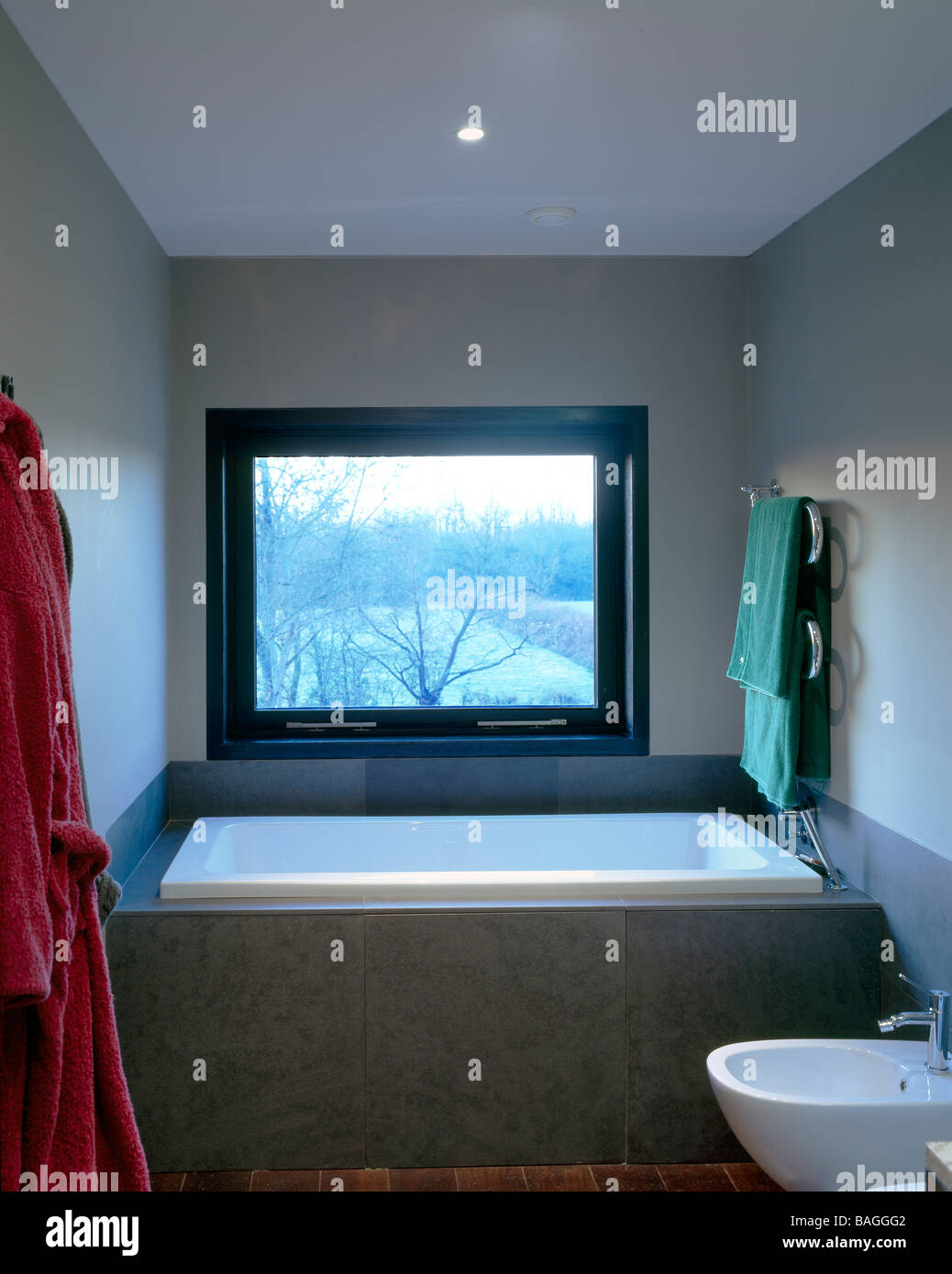 the wilderness bathroom Stock Photo Alamy