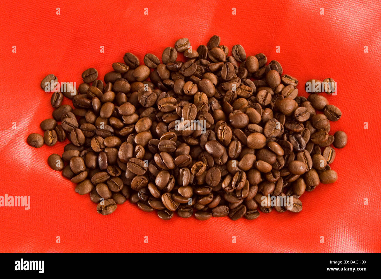 Ground roasted coffee beans Stock Photo Alamy