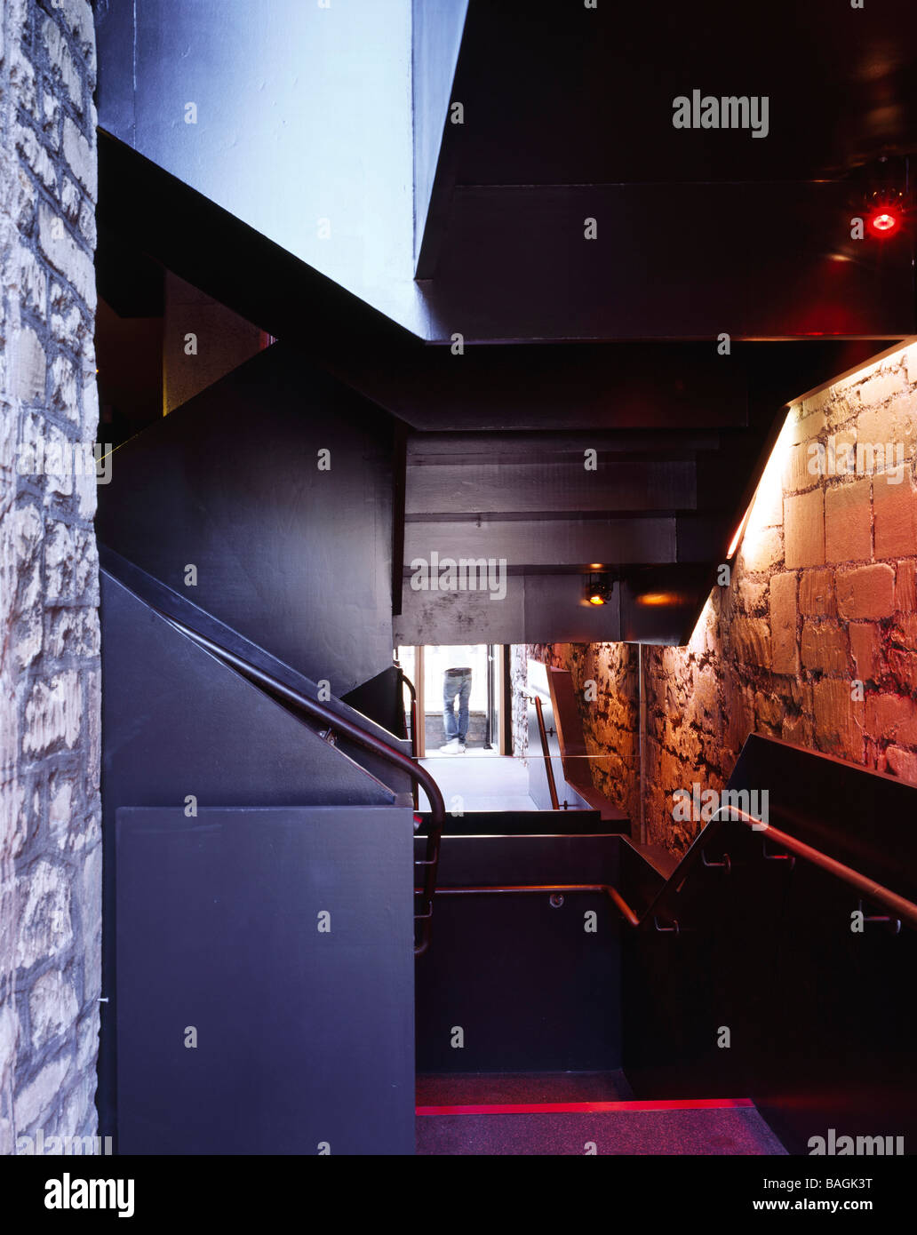 Egg Theatre, Bath, United Kingdom, Haworth Tompkins Architects, Egg theatre third floor stair ...