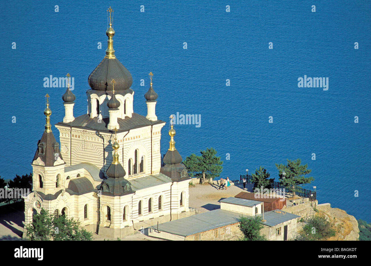 Ukraine, Crimea, Black Sea, Foros Church Stock Photo