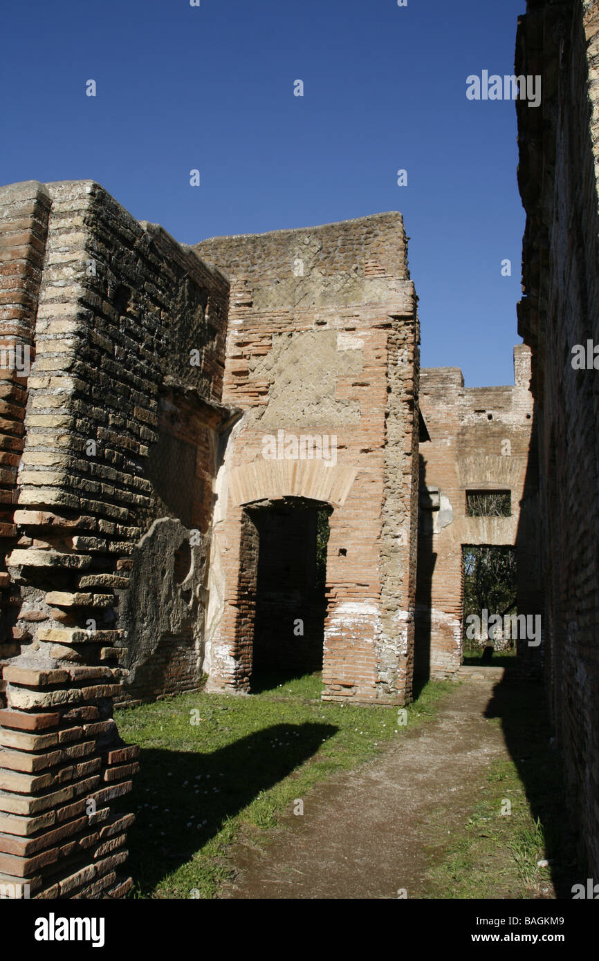 roman ruins in the ancient town of ostia antica, italy Stock Photo - Alamy