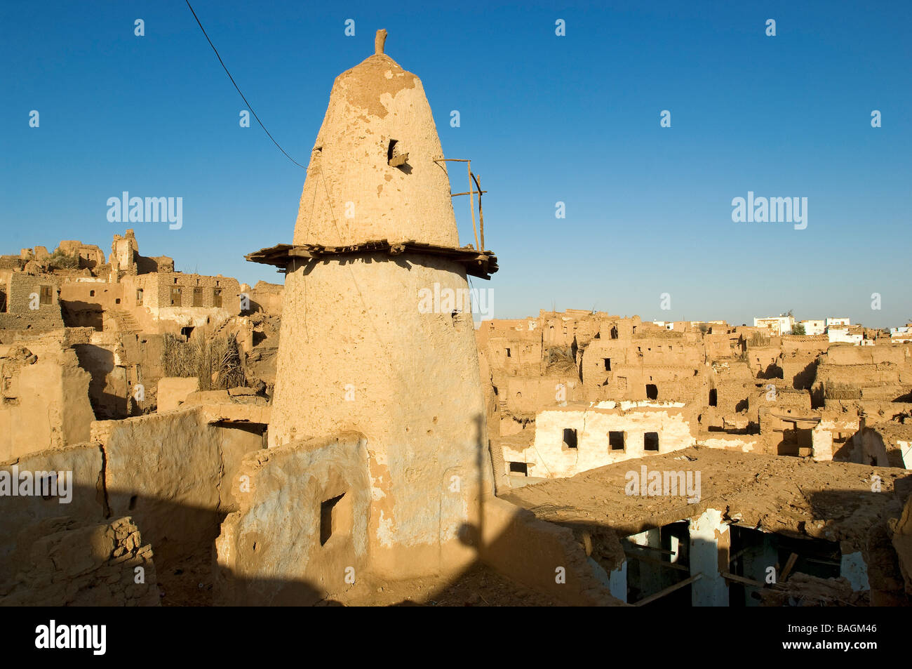 Egypt, Upper Egypt, Libyan Desert, Dakhla Oasis, Qalamun Stock Photo