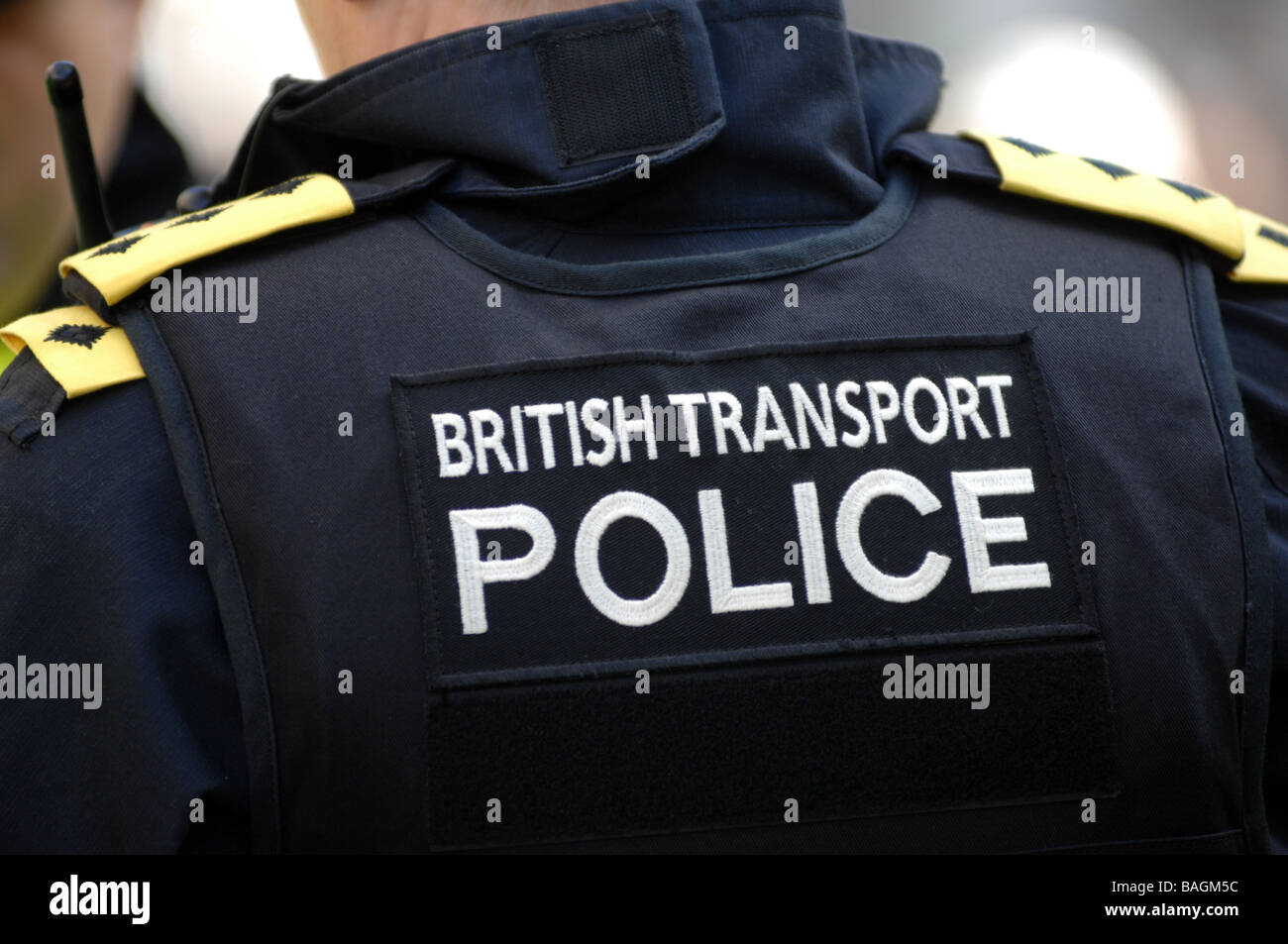 'British transport police', London, Britain, UK Stock Photo