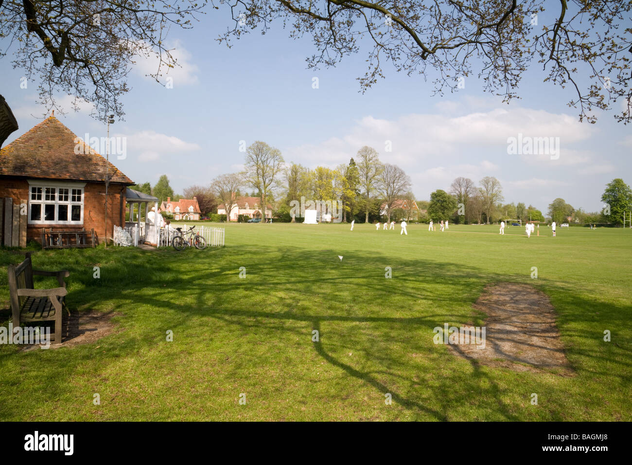Village Green Cricket Countryside High Resolution Stock Photography And Images Alamy