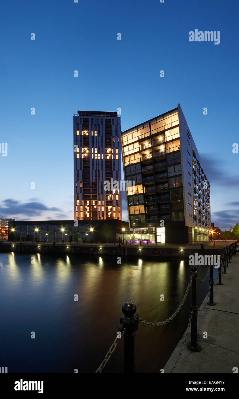 ERIE BASIN, BROADWAY MALYAN, SALFORD, UNITED KINGDOM Stock Photo