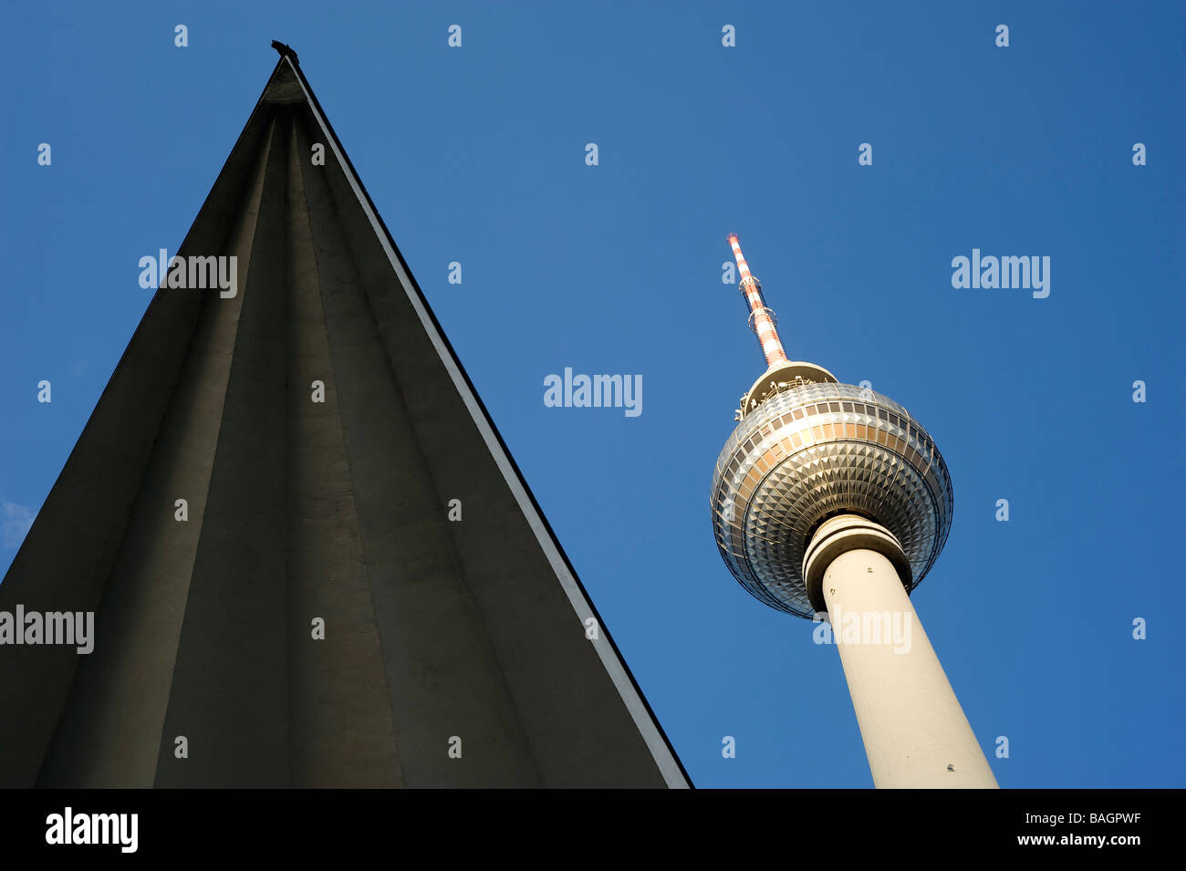 Germany, Berlin, the television tower Stock Photo
