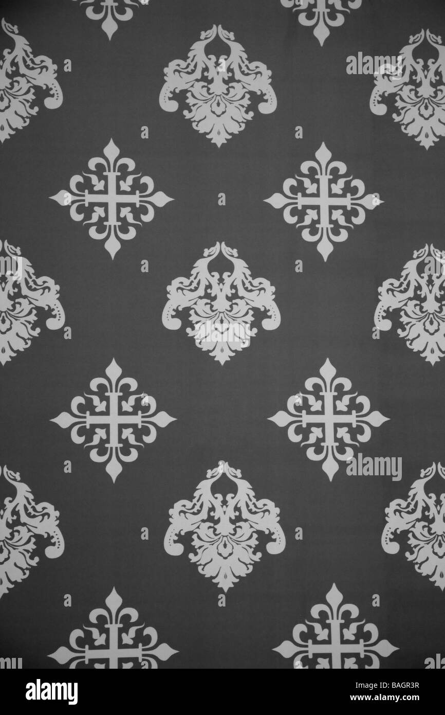 Vintage Wallpaper Historic Pattern from 18th century Stock Photo - Alamy