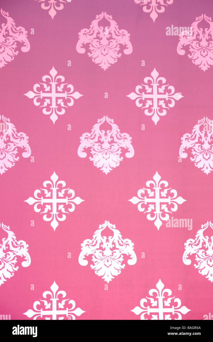 Vintage Wallpaper Historic Pattern from 18th century Stock Photo - Alamy