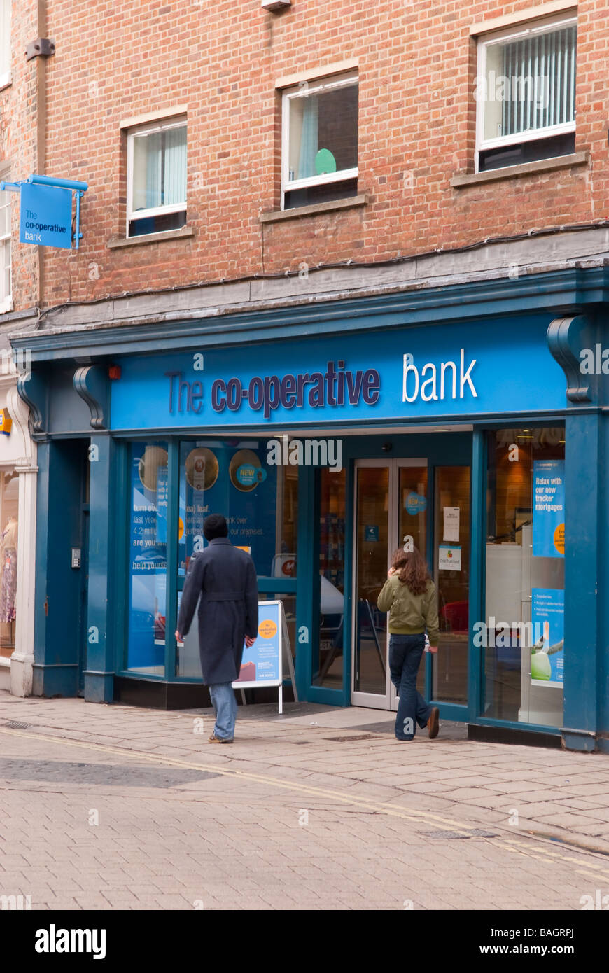 The Co-operative bank in York,Yorkshire,Uk Stock Photo