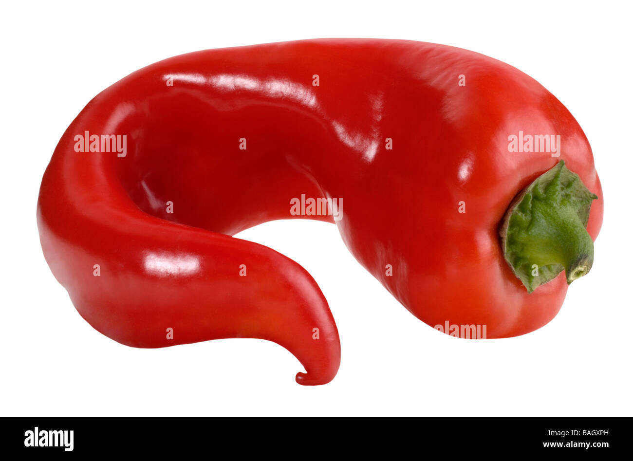 Red pepper(+clipping path) Stock Photo