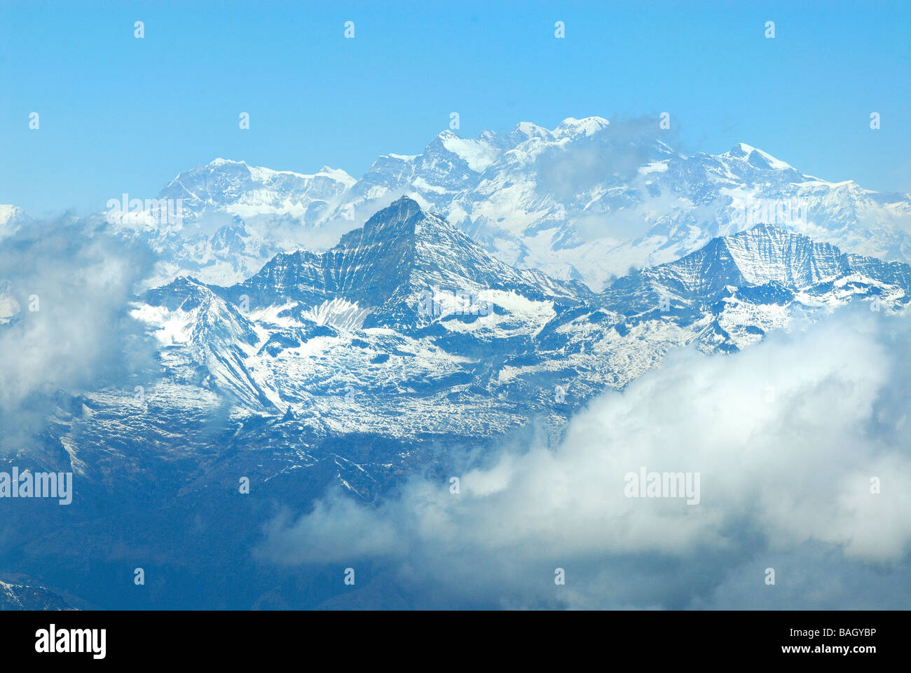 Himalayas aerial everest hi-res stock photography and images - Alamy