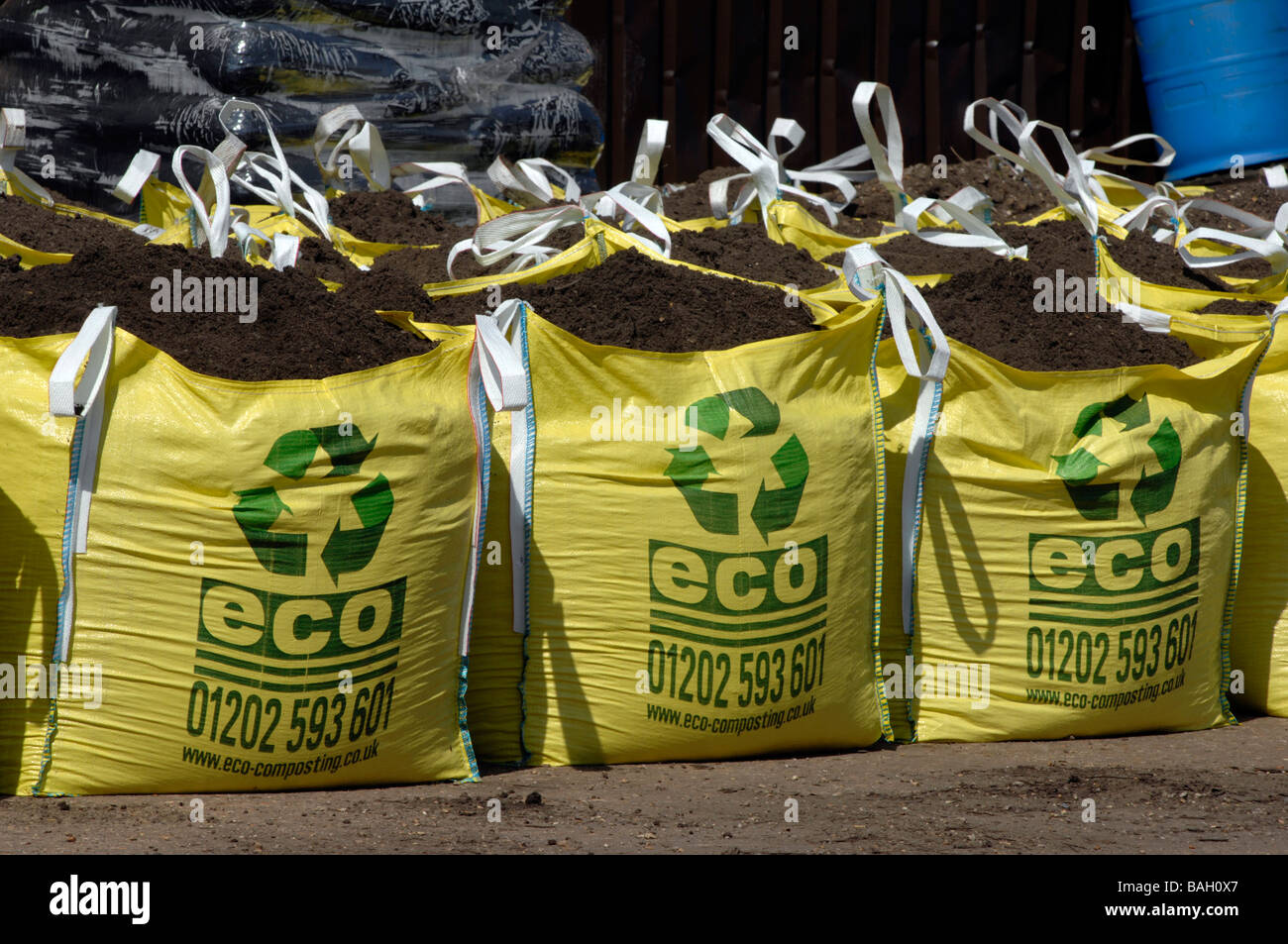 Compost at a recycling centre Stock Photo Alamy