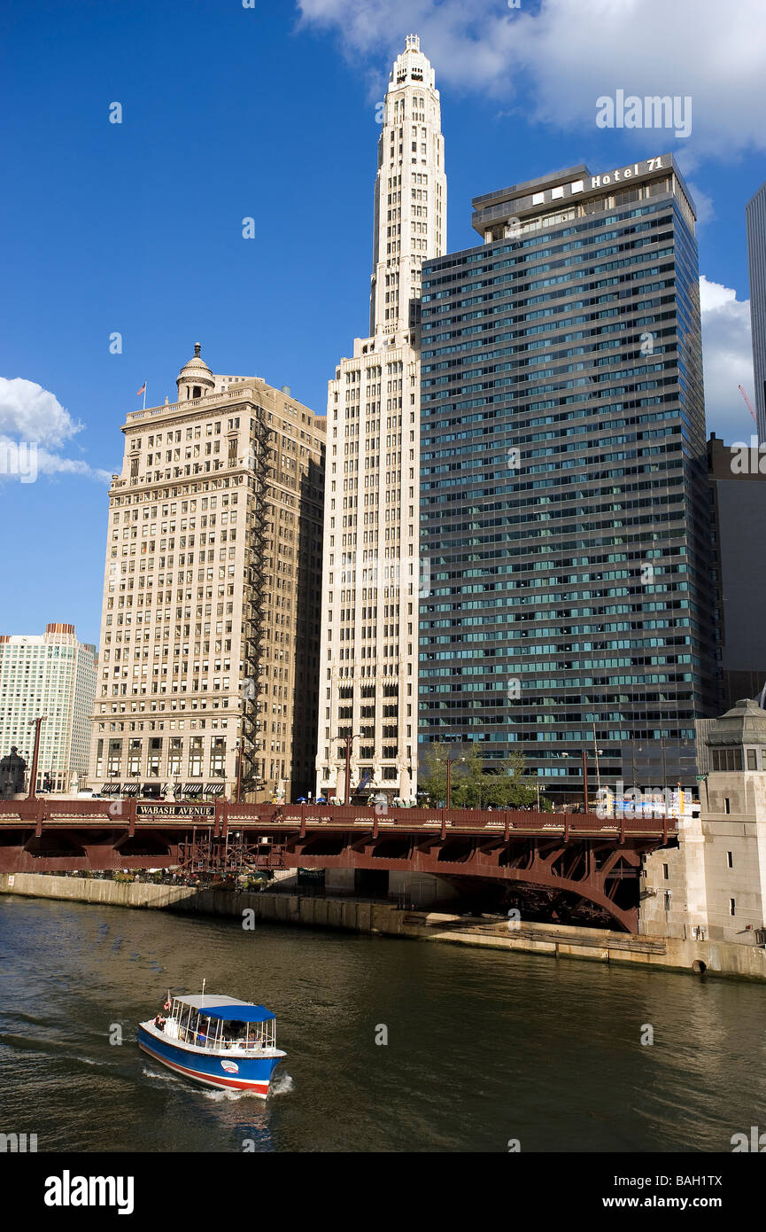 United States, Illinois, Chicago, the Chicago River Stock Photo - Alamy