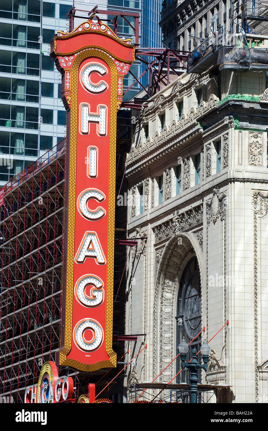 United States, Illinois, Chicago, Loop District, the Chicago Theater