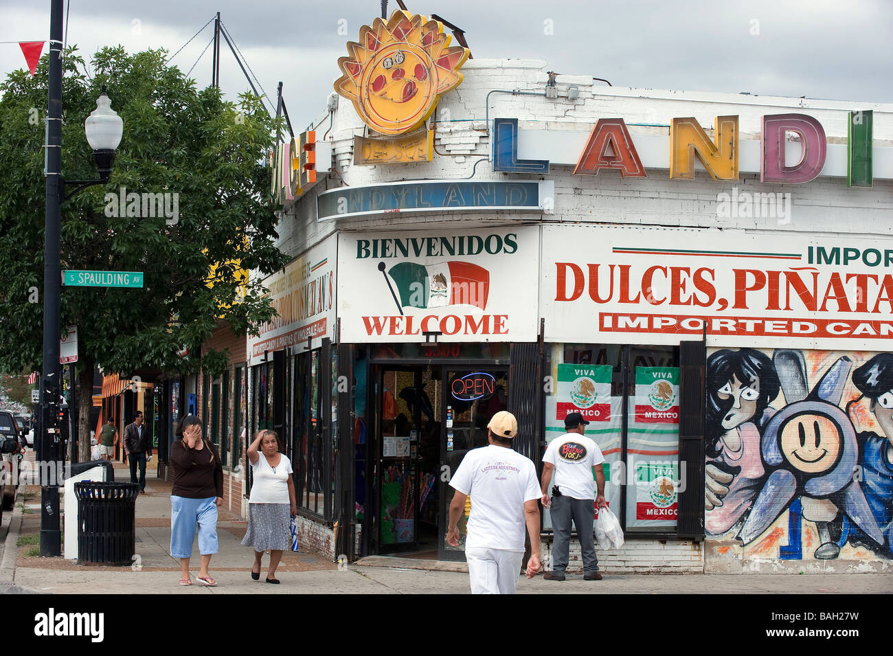 United States, Illinois, Chicago, the Mexican District called Little