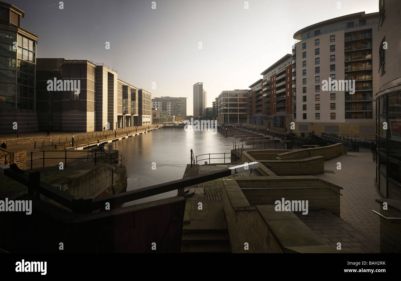 CLARENCE DOCK, CAREY JONES ARCHITECTS, LEEDS, UNITED KINGDOM Stock Photo Alamy