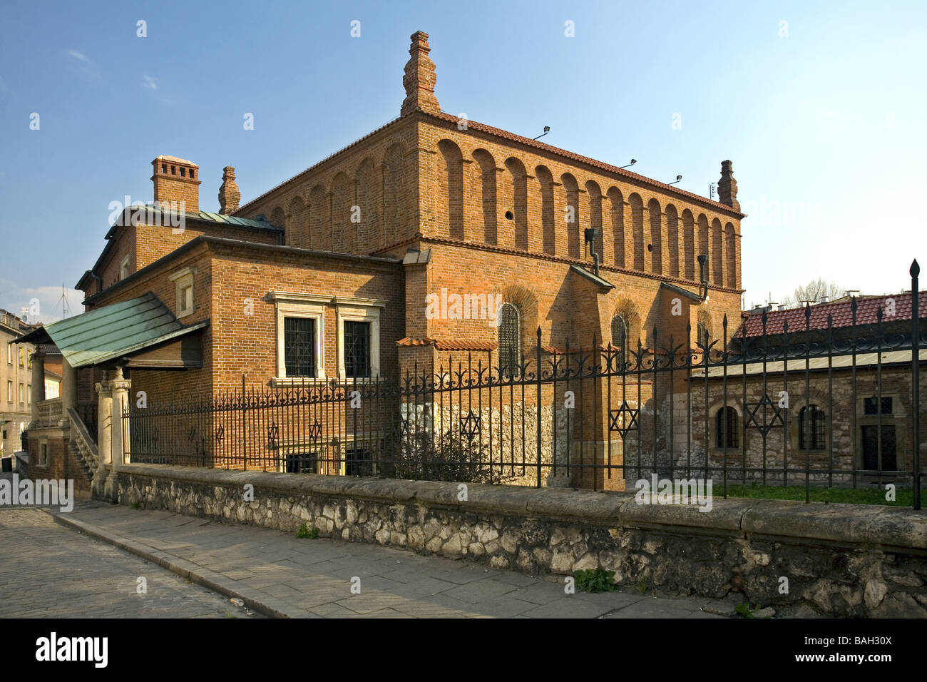 Old Synagogue Kazimierz Jewish Quarter Cracow Poland Stock Photo