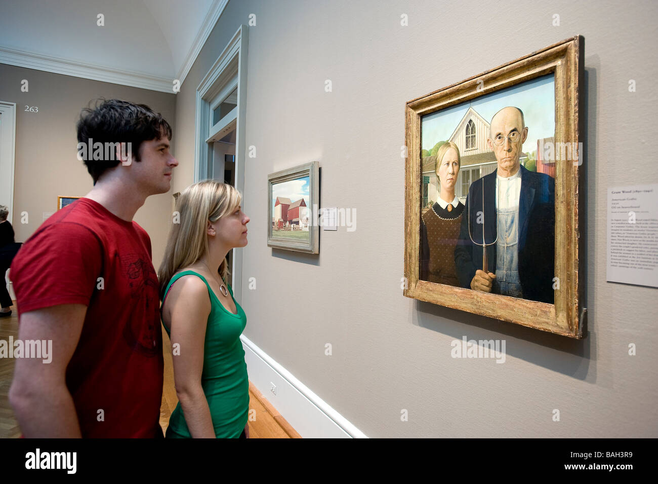 American gothic art institute High Resolution Stock Photography and