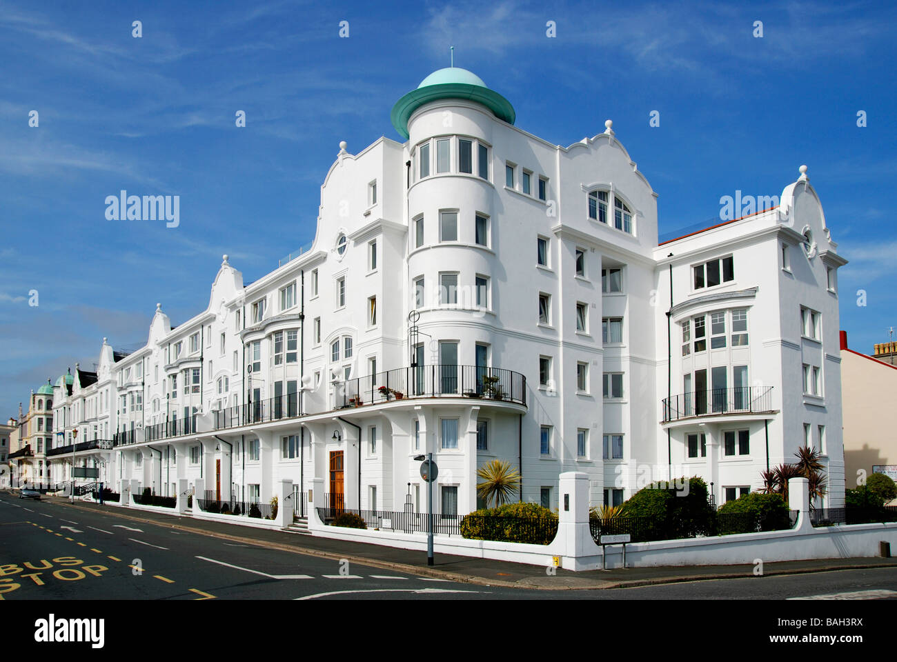 grand parade on the seafront at plymouth in devon, uk Stock Photo
