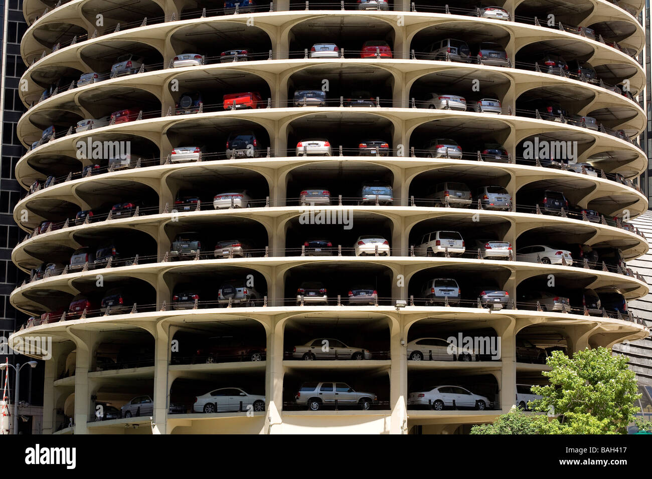 United States, Illinois, Chicago, Loop District, Marina City, Corn on