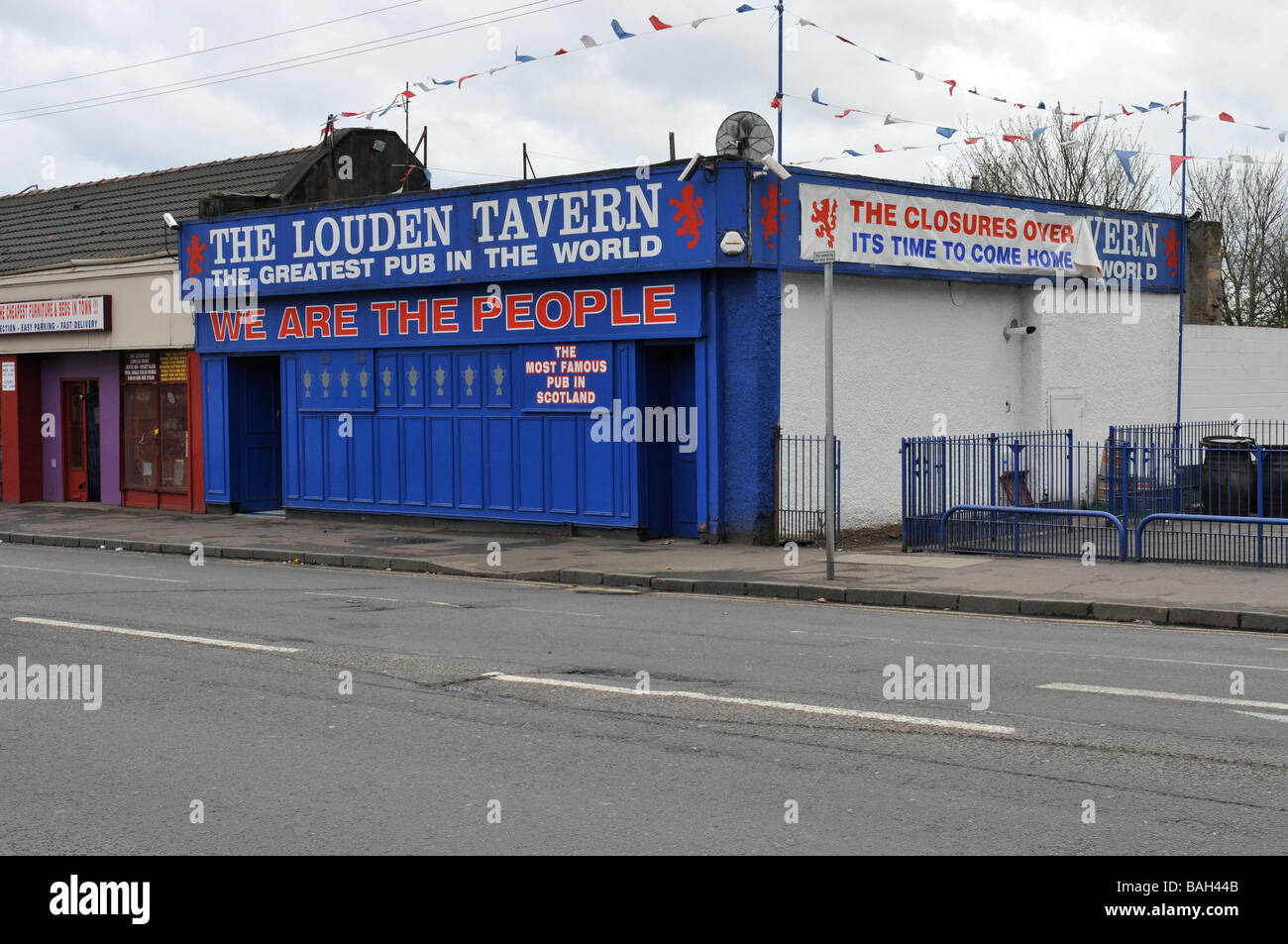 Louden Tavern Duke Street Glasgow Stock Photo