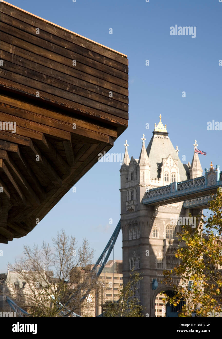 POTTERS FIELDS KIOSK, DSDHA ARCHITECTS, LONDON, UNITED KINGDOM Stock Photo