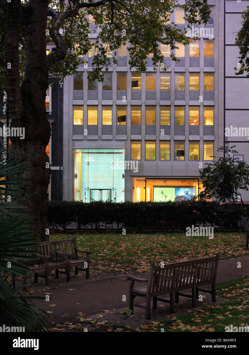 LEND LEASE OFFICES, FLETCHER PRIEST, LONDON, UNITED KINGDOM Stock Photo