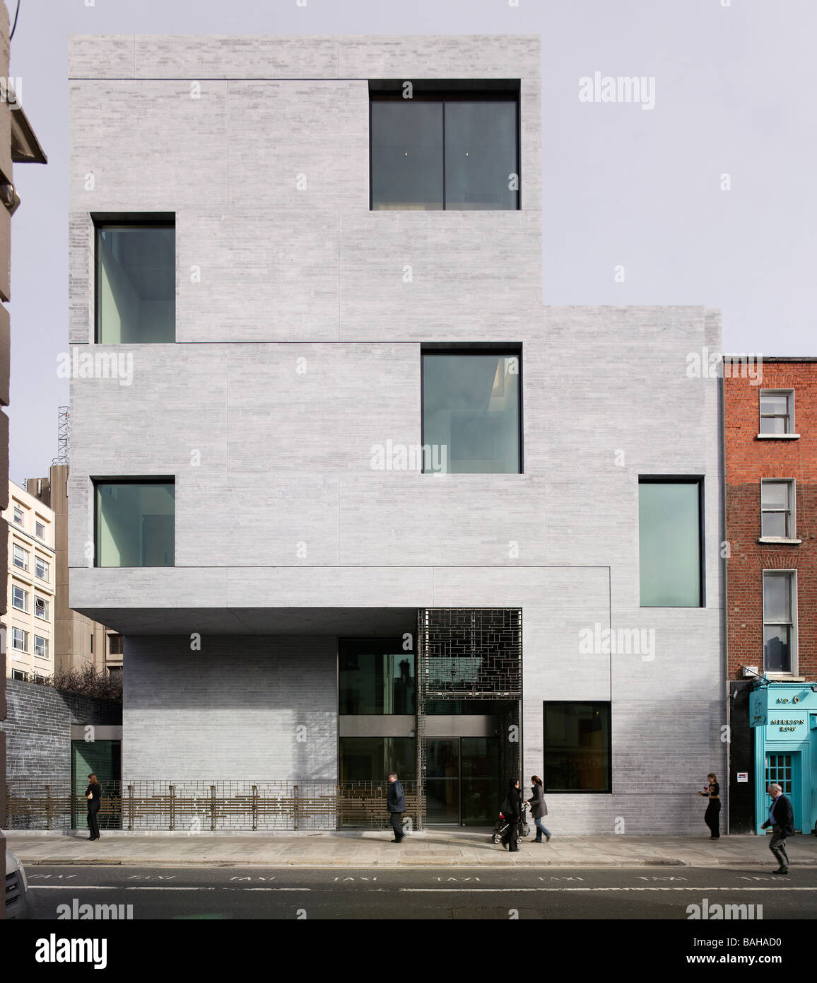 Department of finance grafton architects dublin ireland stock photo