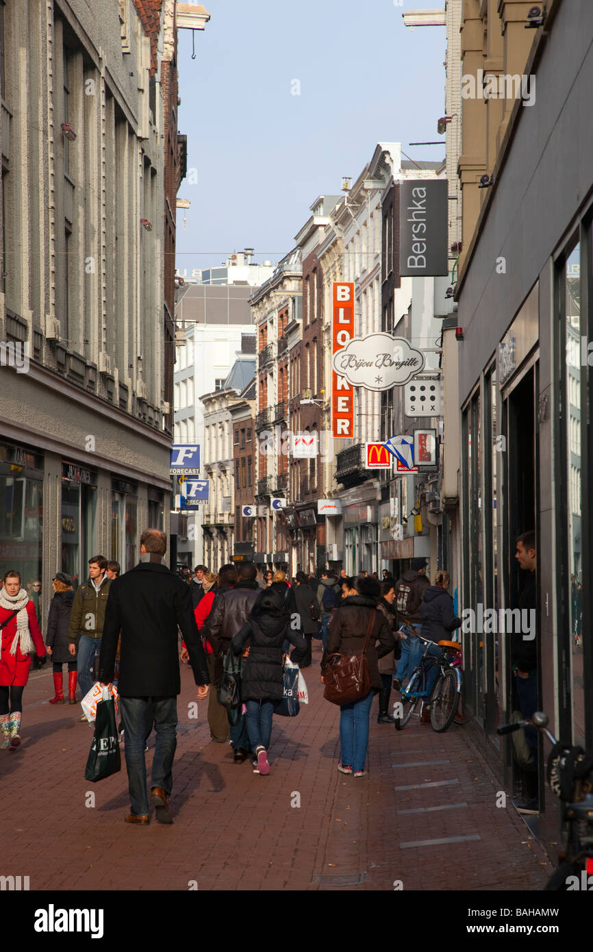 Busy shopping street netherlands hi-res stock photography and images - Page  3 - Alamy
