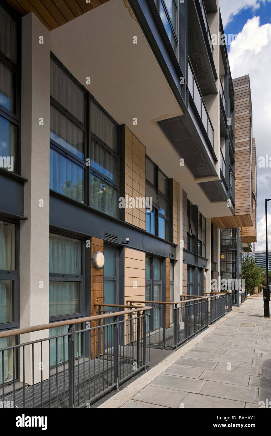 CANARY SOUTH APARTMENTS, HLM ARCHITECTS, LONDON, UNITED KINGDOM Stock