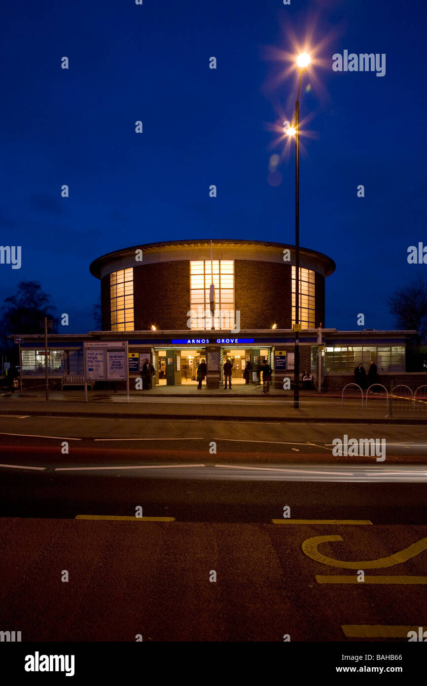 Arnos Grove Underground Station, London, United Kingdom, Charles Holden