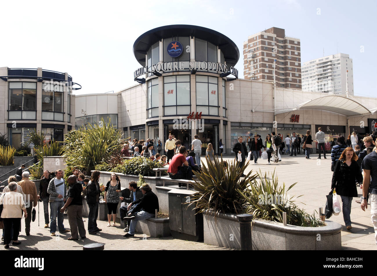The Churchill Square shopping centre in Brighton UK Stock Photo Alamy