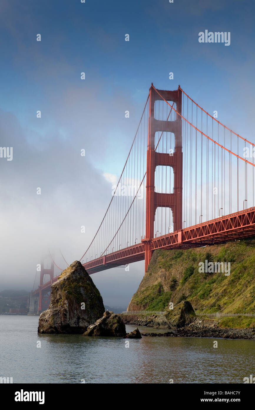 Scene of the Golden Gate Bridge in San Francisco Stock Photo - Alamy