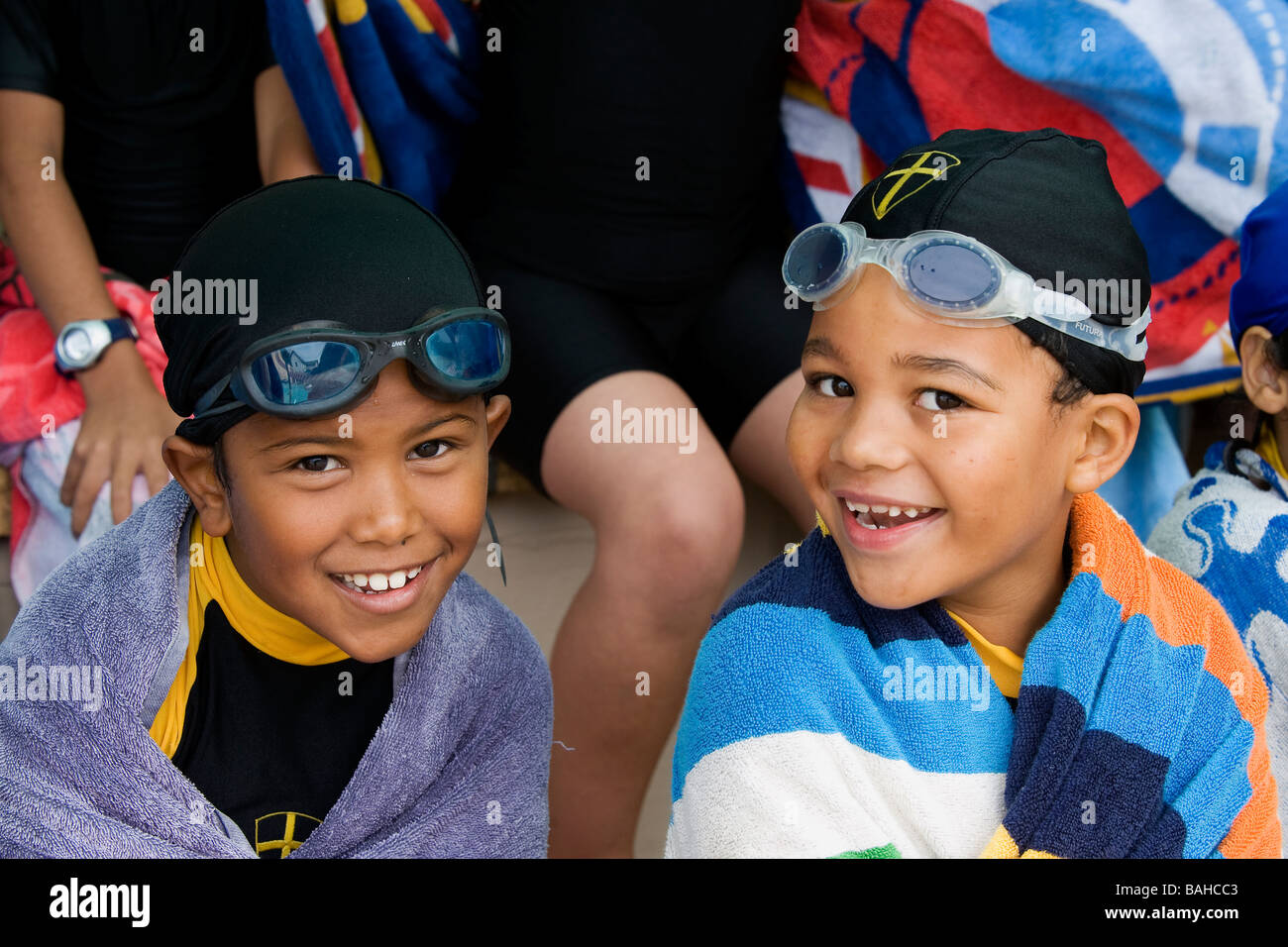 Swimming gala at St Georges School Cape Town South Africa Stock Photo