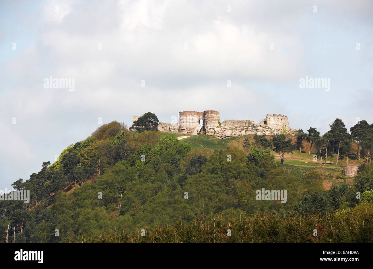 Beeston castle in Cheshire UK Stock Photo Alamy