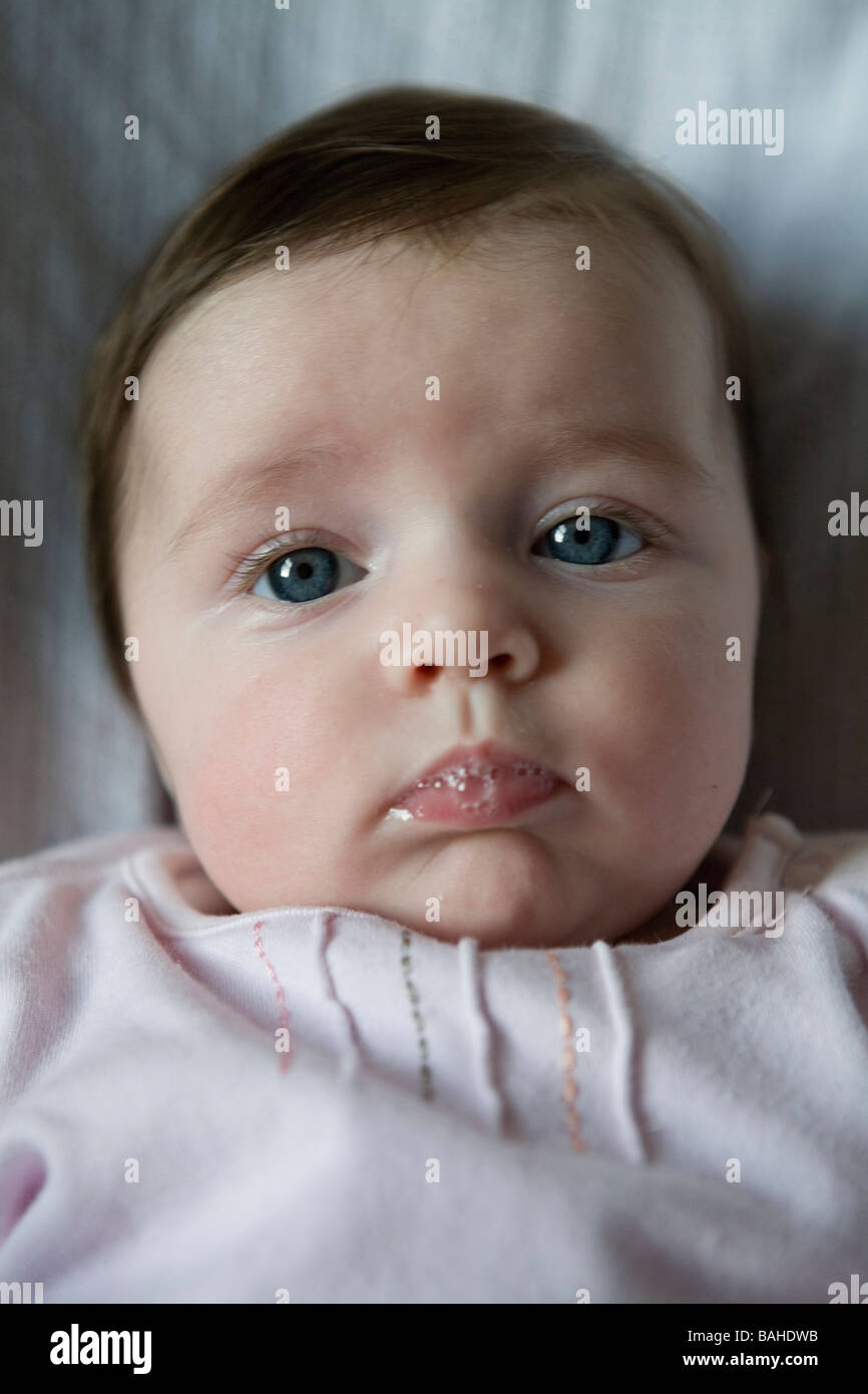Portrait of a baby girl Stock Photo - Alamy