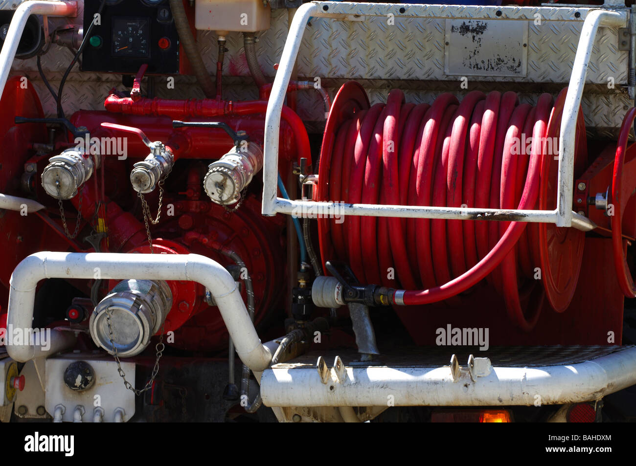 Fire truck hose hi-res stock photography and images - Alamy
