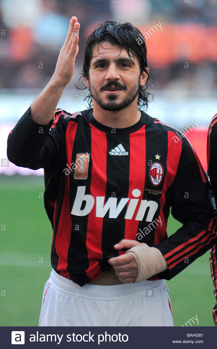 gennaro gattuso‚milano 07-12-2008 ‚serie a fotball ...