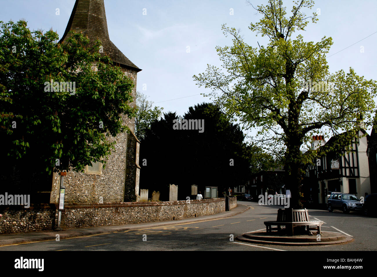 downe village kent uk borough of bromley Stock Photo