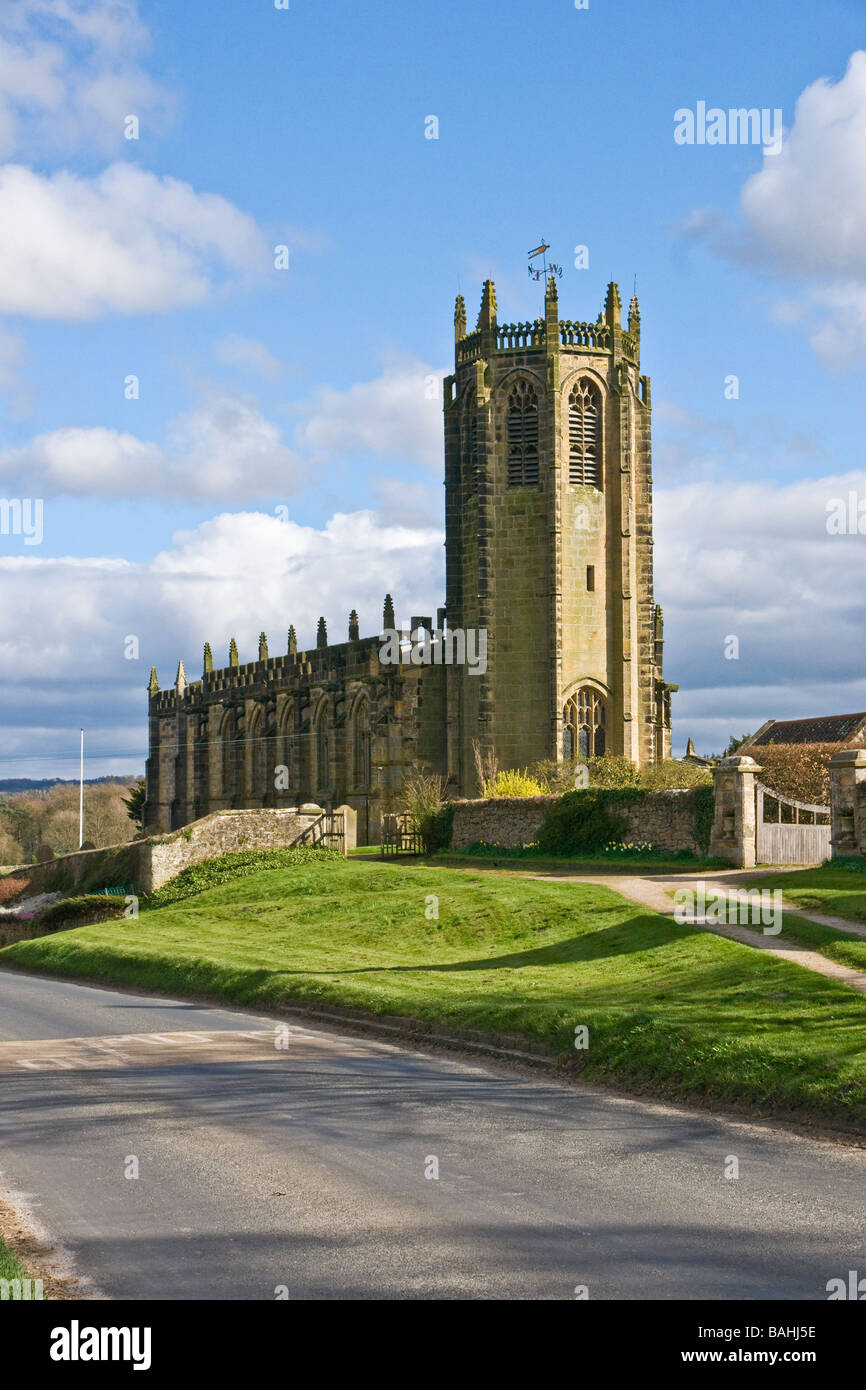Parish Church at Coxwold, North Yorkshire Stock Photo