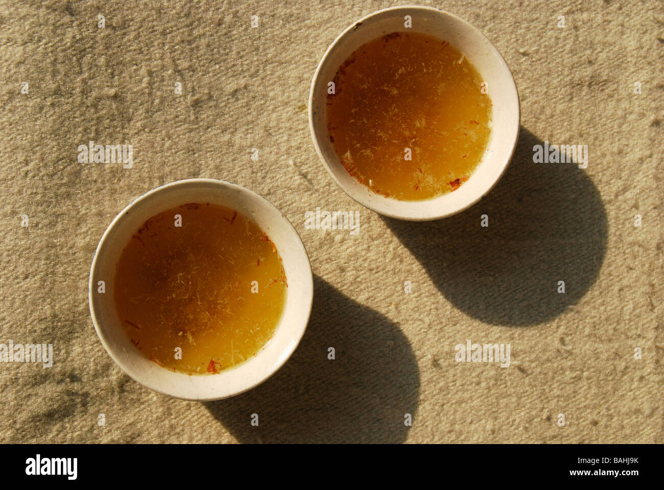 Kashmiri Tea is made from boiling kashmiri green tea leaves with