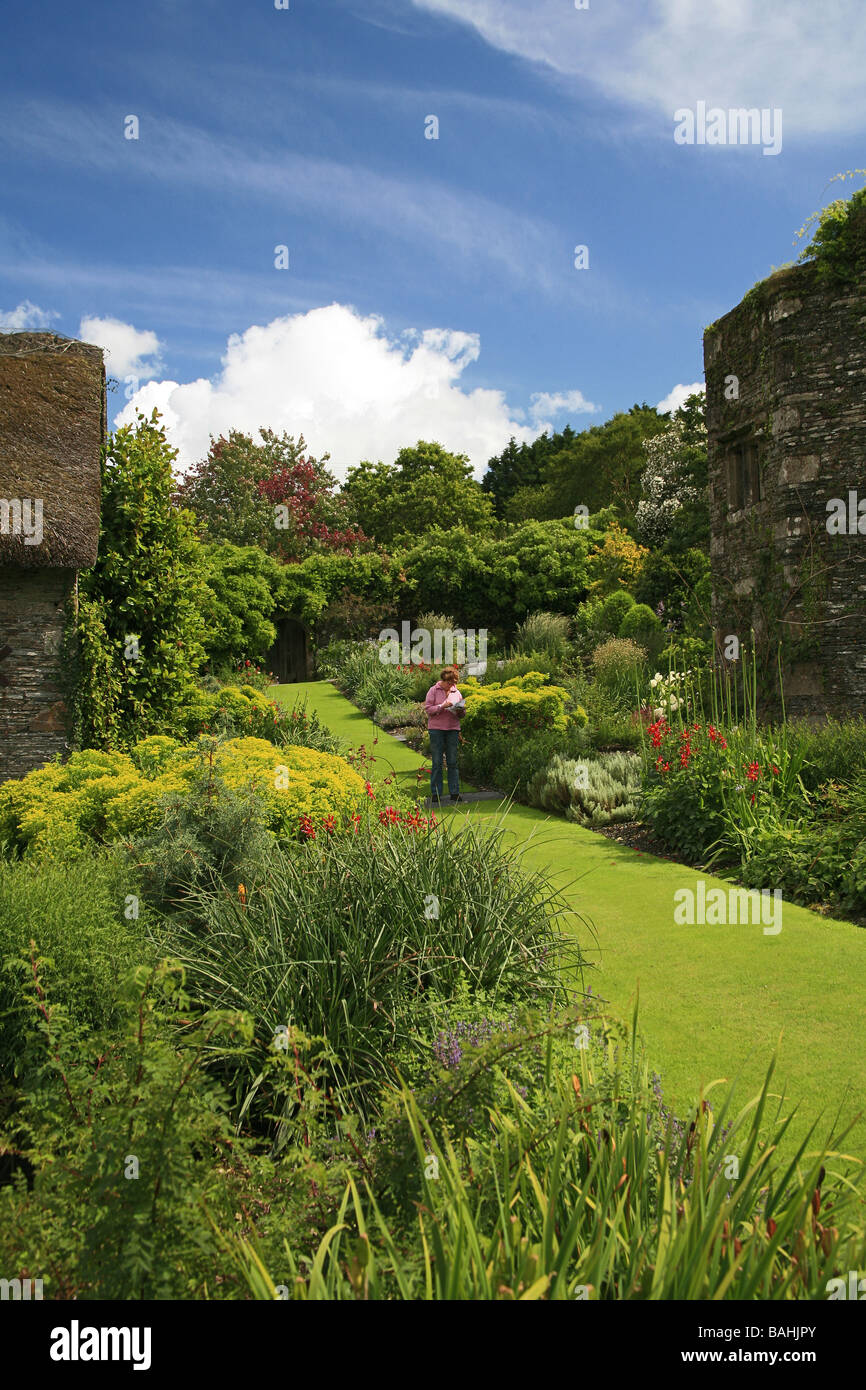 The Garden House at Buckland Monachorum, Devon, England, UK Stock Photo ...