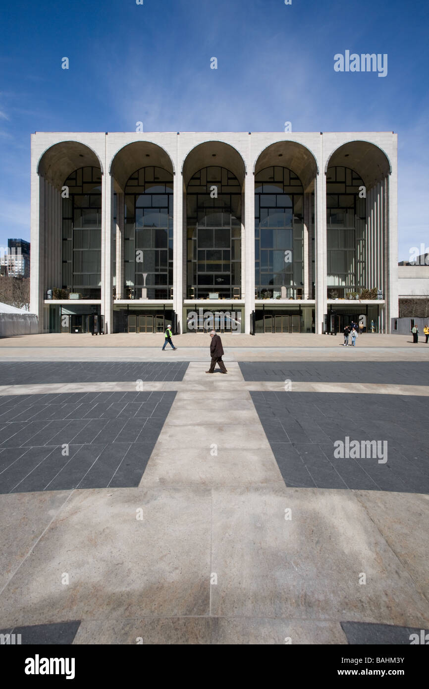 Metropolitan Opera Lincoln Center New York City Stock Photo