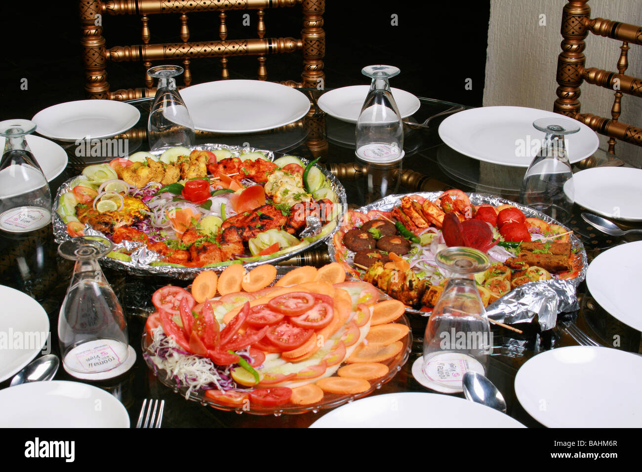 North Indian Food Stock Photo - Alamy