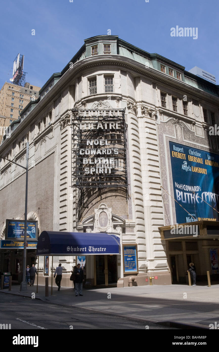 Shubert Theater at Shubert Alley Theater District New York City Stock