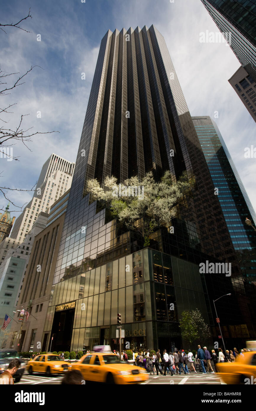 Trump Tower New York City Stock Photo