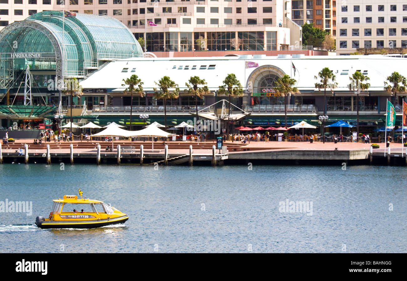 Water Taxi in Darling Harbour Sydney Stock Photo