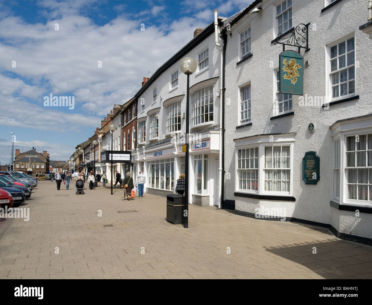 The Golden Lion Hotel High Street Northallerton North Yorkshire UK Stock Photo Alamy